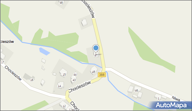 Chocieszów, Chocieszów, 47, mapa Chocieszów