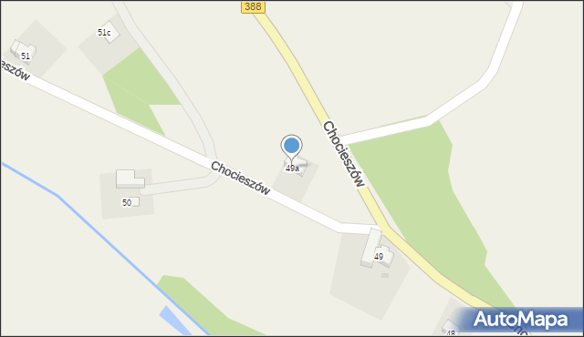 Chocieszów, Chocieszów, 49a, mapa Chocieszów