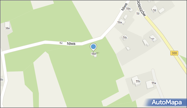 Chocieszów, Chocieszów, 59d, mapa Chocieszów
