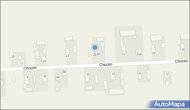 Chocim, Chocim, 22, mapa Chocim