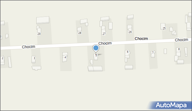 Chocim, Chocim, 5, mapa Chocim