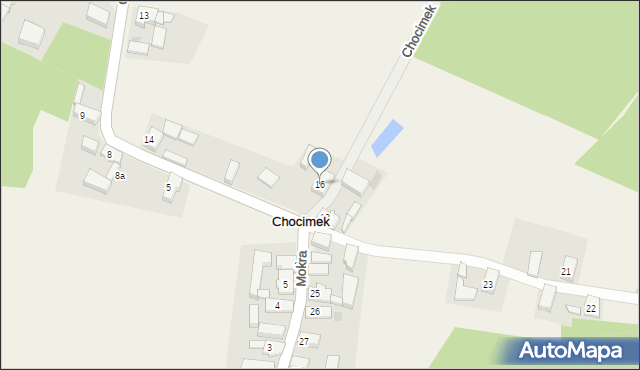 Chocimek, Chocimek, 16, mapa Chocimek