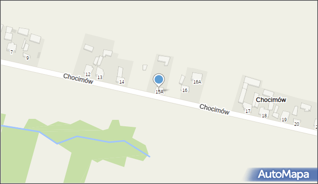 Chocimów, Chocimów, 15A, mapa Chocimów