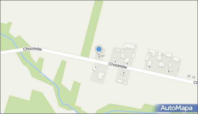 Chocimów, Chocimów, 2, mapa Chocimów