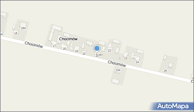 Chocimów, Chocimów, 21, mapa Chocimów