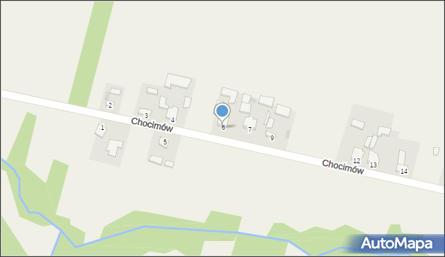 Chocimów, Chocimów, 6, mapa Chocimów