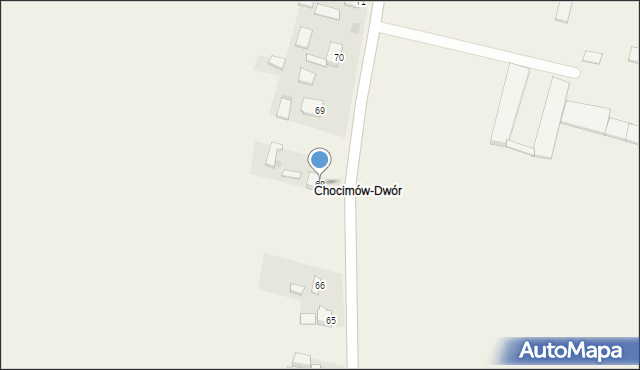 Chocimów, Chocimów, 68, mapa Chocimów