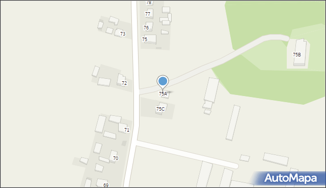 Chocimów, Chocimów, 75A, mapa Chocimów