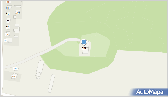 Chocimów, Chocimów, 75B, mapa Chocimów