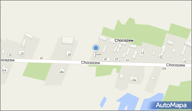 Chociszew, Chociszew, 17, mapa Chociszew