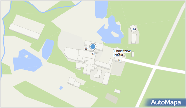 Chociszew, Chociszew, 63, mapa Chociszew