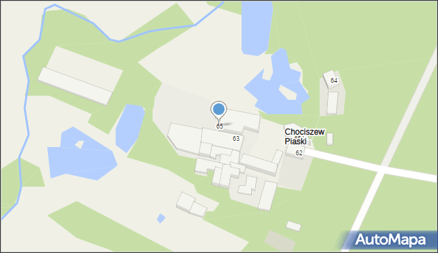 Chociszew, Chociszew, 65, mapa Chociszew