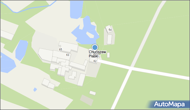 Chociszew, Chociszew, 65A, mapa Chociszew