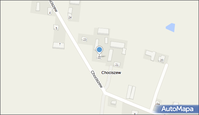 Chociszew, Chociszew, 22, mapa Chociszew