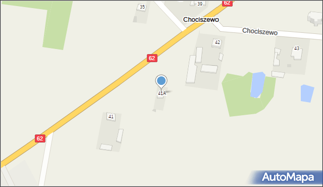 Chociszewo, Chociszewo, 41A, mapa Chociszewo