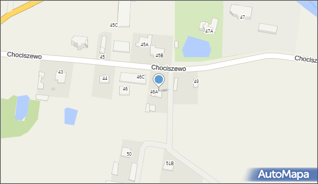 Chociszewo, Chociszewo, 46B, mapa Chociszewo