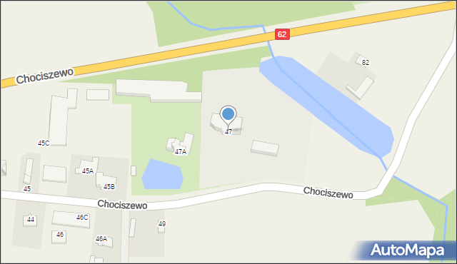 Chociszewo, Chociszewo, 47, mapa Chociszewo