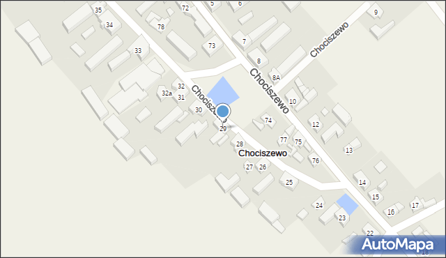 Chociszewo, Chociszewo, 29, mapa Chociszewo