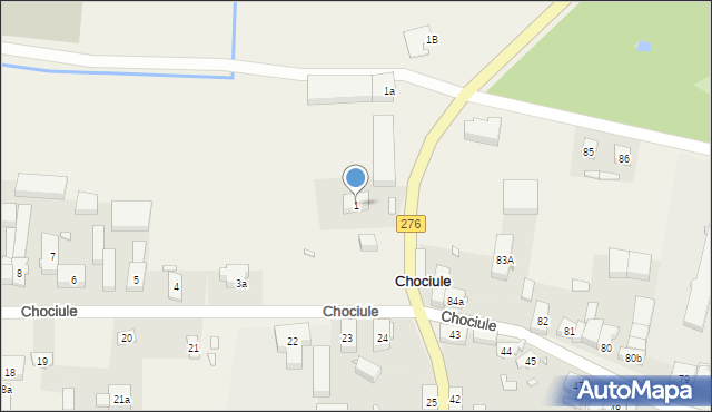 Chociule, Chociule, 1, mapa Chociule