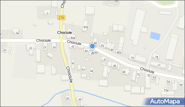 Chociule, Chociule, 45, mapa Chociule