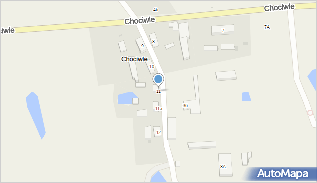 Chociwle, Chociwle, 11, mapa Chociwle