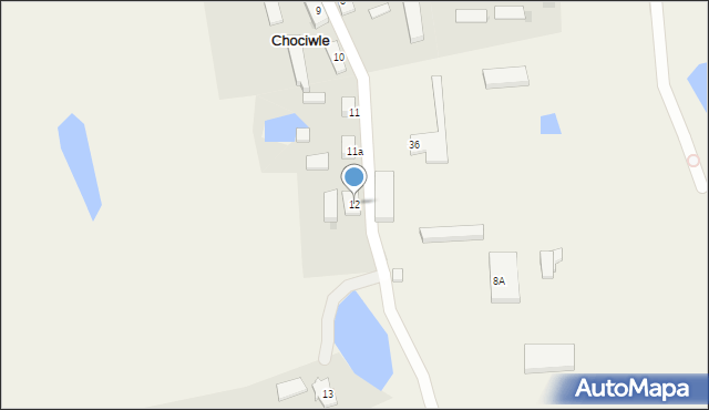 Chociwle, Chociwle, 12, mapa Chociwle