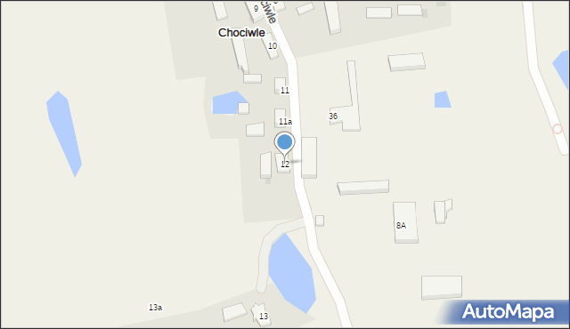 Chociwle, Chociwle, 12, mapa Chociwle