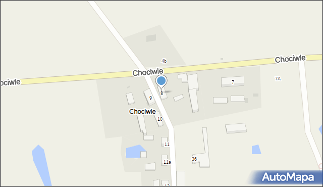 Chociwle, Chociwle, 8, mapa Chociwle