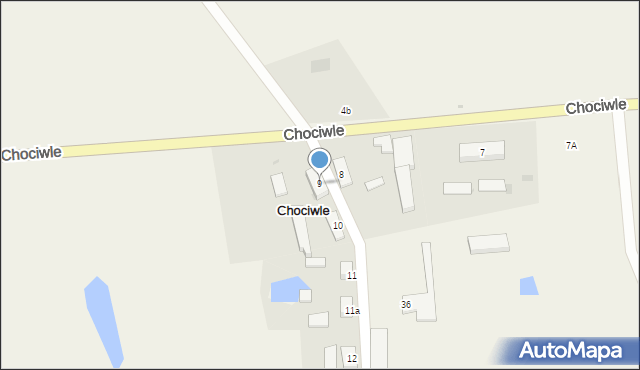Chociwle, Chociwle, 9, mapa Chociwle