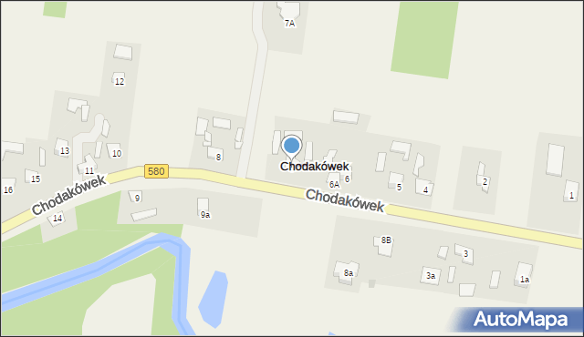 Chodakówek, Chodakówek, 7, mapa Chodakówek