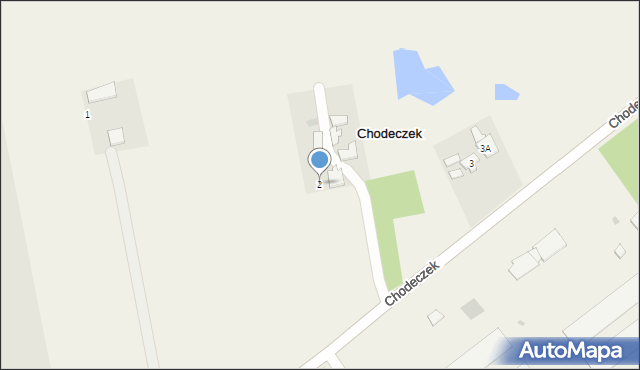 Chodeczek, Chodeczek, 2, mapa Chodeczek