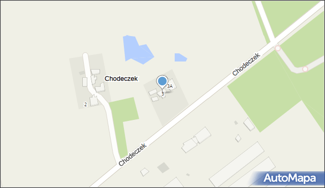 Chodeczek, Chodeczek, 3, mapa Chodeczek