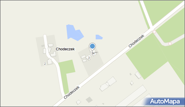 Chodeczek, Chodeczek, 3A, mapa Chodeczek