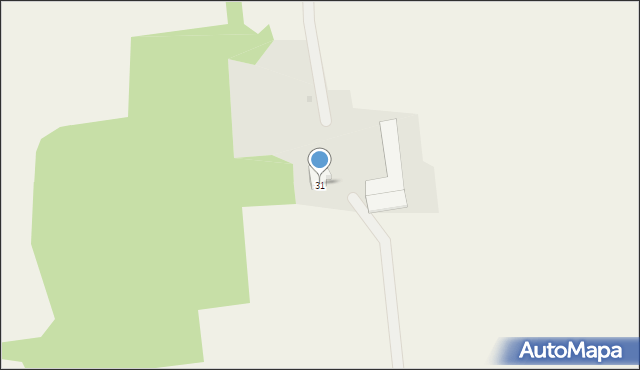 Chodkowo-Kuchny, Chodkowo-Kuchny, 31, mapa Chodkowo-Kuchny