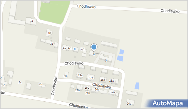 Chodlewko, Chodlewko, 6, mapa Chodlewko