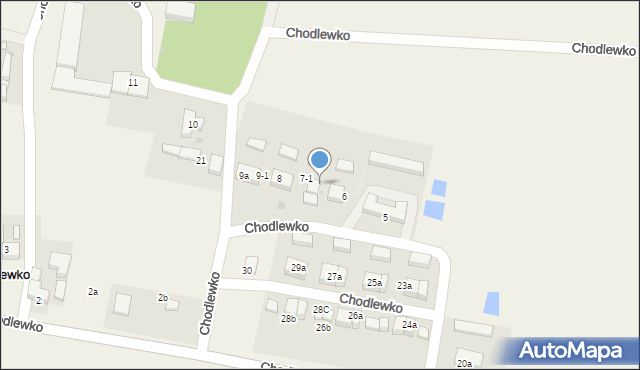 Chodlewko, Chodlewko, 7-2, mapa Chodlewko
