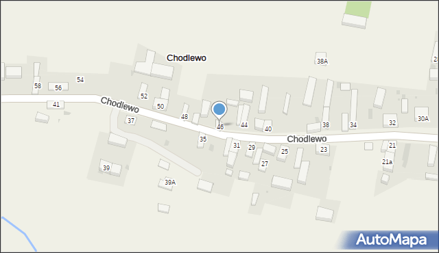 Chodlewo, Chodlewo, 46, mapa Chodlewo