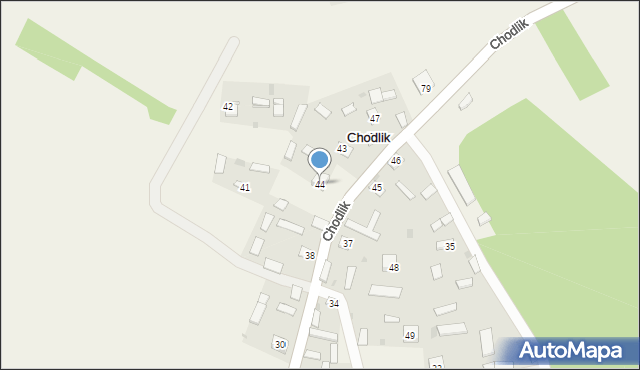 Chodlik, Chodlik, 44, mapa Chodlik