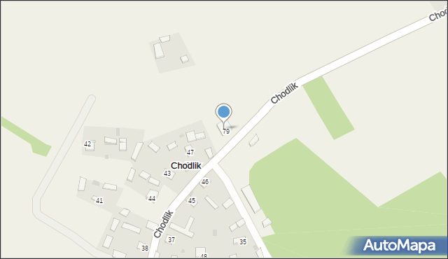 Chodlik, Chodlik, 81, mapa Chodlik