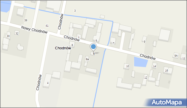 Chodnów, Chodnów, 8, mapa Chodnów