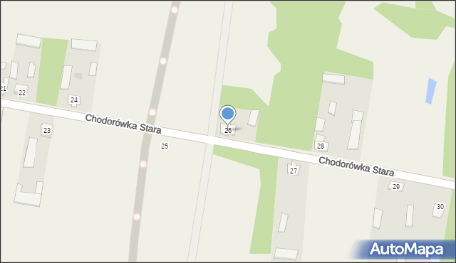 Chodorówka Nowa, Chodorówka Nowa, 26, mapa Chodorówka Nowa