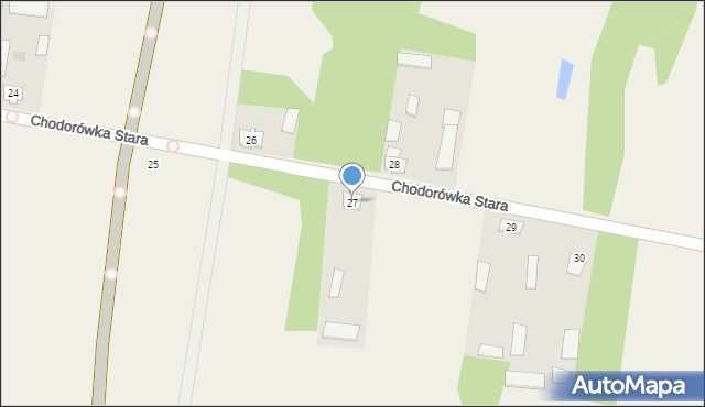 Chodorówka Nowa, Chodorówka Nowa, 27, mapa Chodorówka Nowa