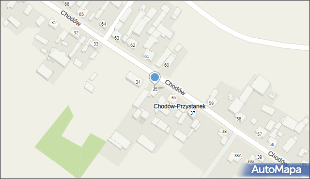 Chodów, Chodów, 35, mapa Chodów