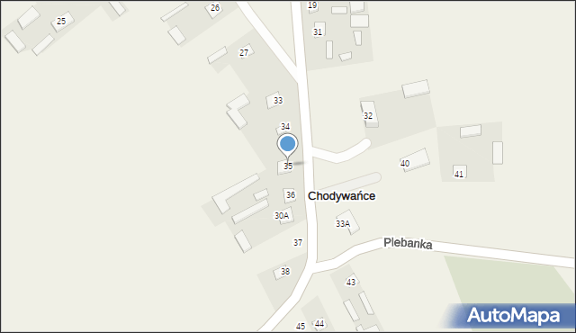 Chodywańce, Chodywańce, 35, mapa Chodywańce