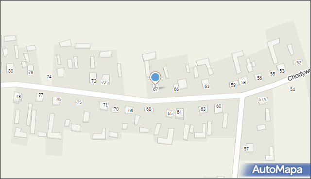 Chodywańce, Chodywańce, 67, mapa Chodywańce