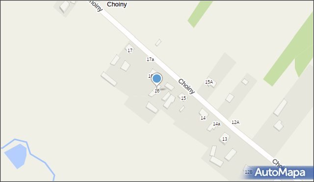 Choiny, Choiny, 16, mapa Choiny