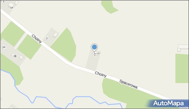 Choiny, Choiny, 2, mapa Choiny