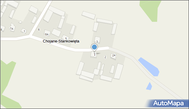 Chojane-Stankowięta, Chojane-Stankowięta, 1, mapa Chojane-Stankowięta