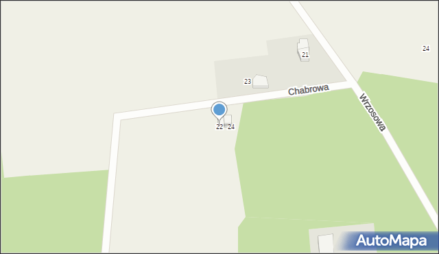 Chojęcin-Szum, Chabrowa, 22, mapa Chojęcin-Szum