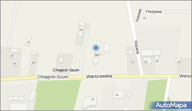 Chojęcin-Szum, Chojęcin-Szum, 16b, mapa Chojęcin-Szum